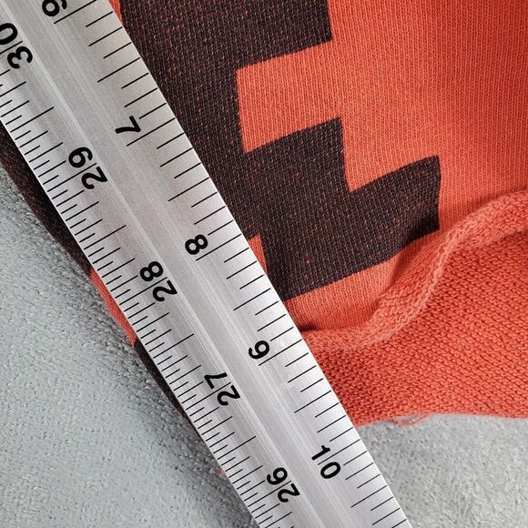 Trukfit Shorts Mens 3XL Orange Fleece Trippy Geometric Skateboard Lil Tommy - Picture 8 of 11